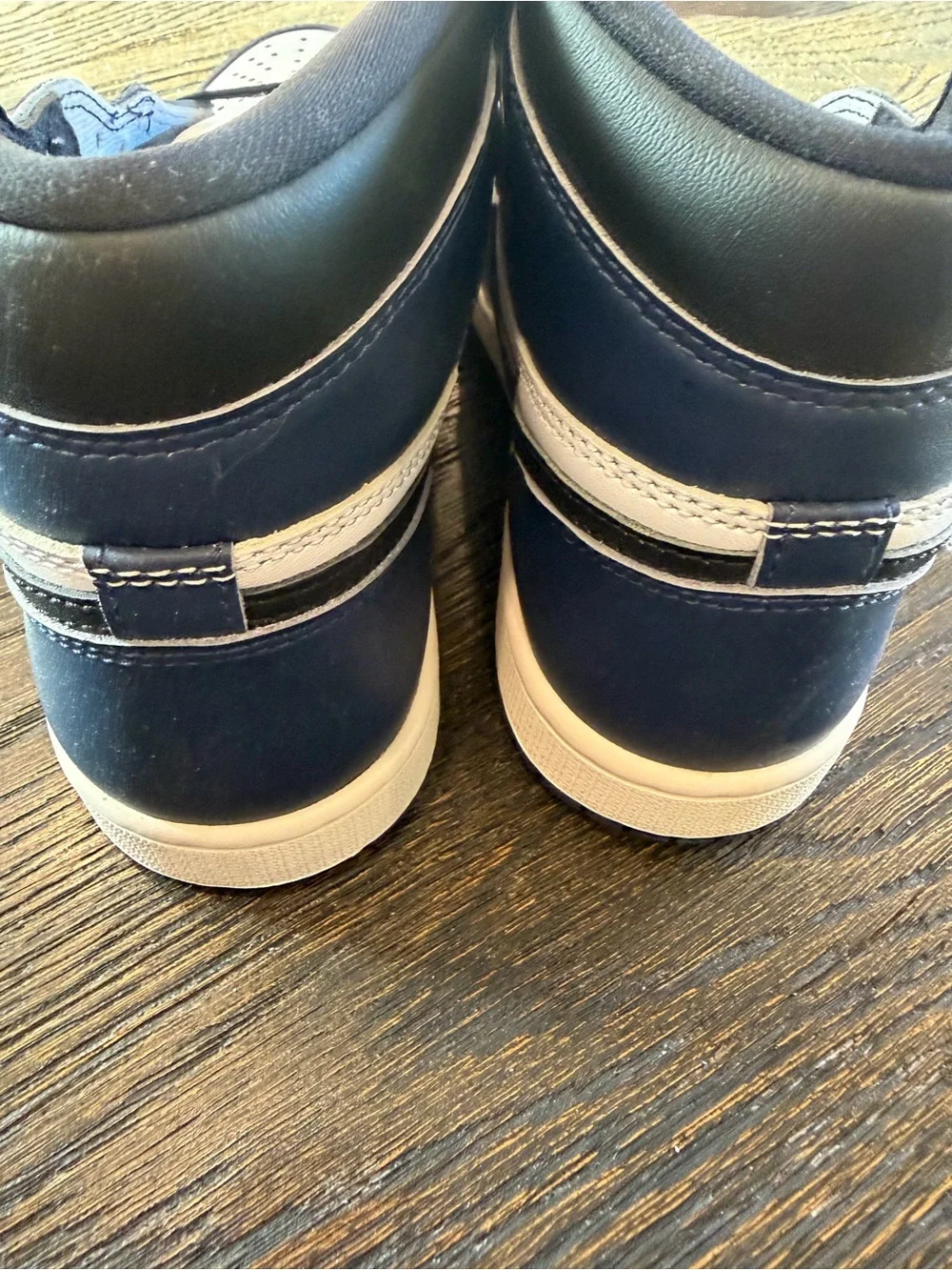 Nike Air Jordan 1 Retro Sneakers Men’s Size 6.5 Midnight Navy/ Black